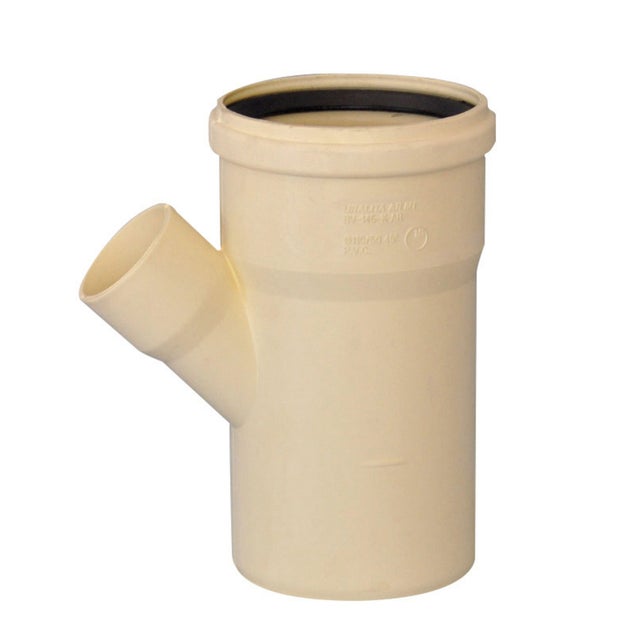 INJERTO REDUCIDO 45º Ø110-50MM PVC INSONORIZADO MACHO-HEMBRA