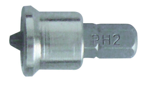 Punta de atornillar con tope PH2 1/4" 25MM