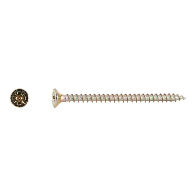 TORNILLOS TIRAFONDO PARA MADERA BICROMATADOS 3,5X50MM. 200UDS - 1