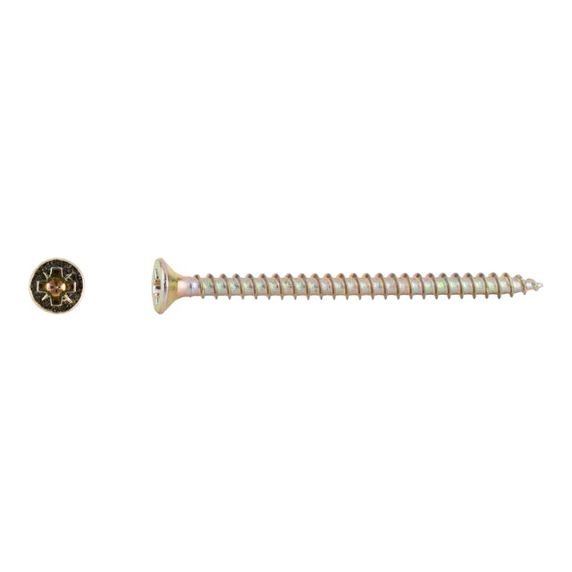 TORNILLOS TIRAFONDO PARA MADERA BICROMATADOS 3,5X50MM. 200UDS