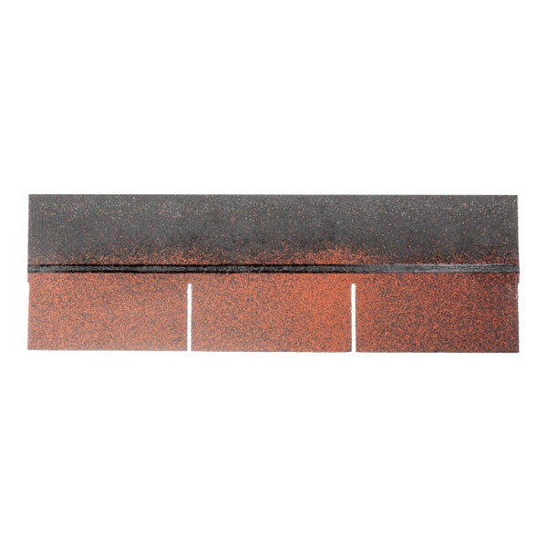 TÉGOLA ASFÁLTICA CORTE RECTO ROJO 3 M2