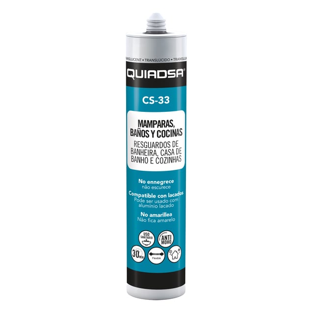 SILICONA NEUTRA PARA BAÑOS Y COCINAS 280ML TRANSPARENTE