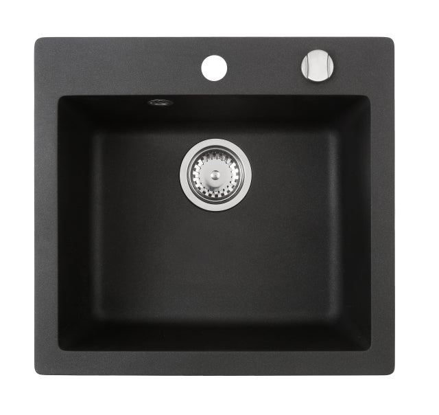 FREGADERO 1 SENO CUADRADO TEKA RESINA 49 X 45,5 X 19 CM