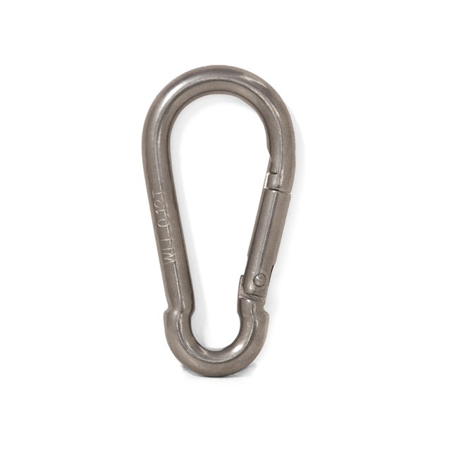 MOSQUETON ACERO INOXIDABLE 8MM. 2 UDS