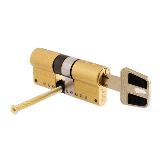 CILINDRO  ALTA SEGURIDAD ANTIROTURA Y ANTIBUMPING 30 X 40  MM.  LATON HSK YALE