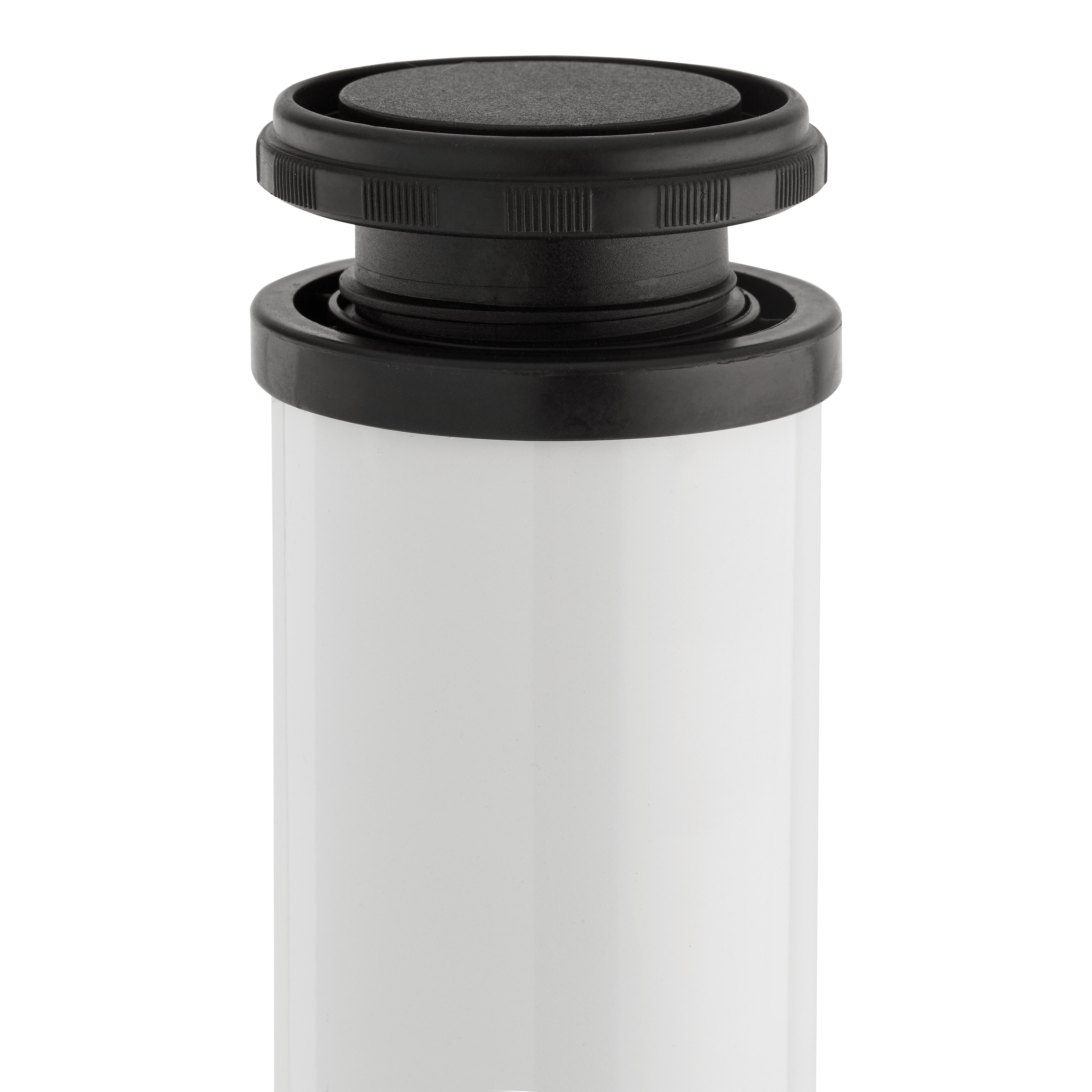 PATA MUEBLE ACERO REDONDA 710MM 60MM BLANCA. 4UDS - 5