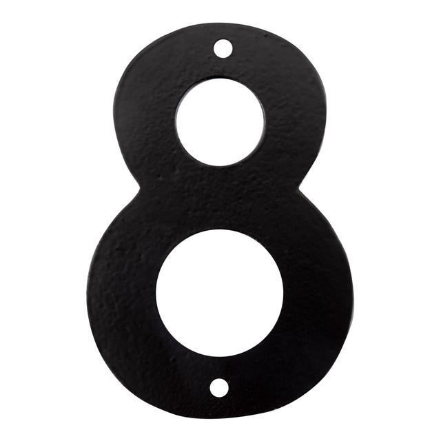 SEÑAL NÚMERO 8 FORJA 100MM 1UD