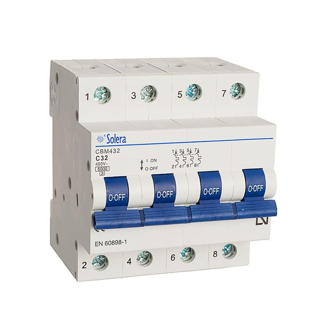 AUTOMÁTICO MAGNETOTÉRMICO 4P 32A SOLERA - 1