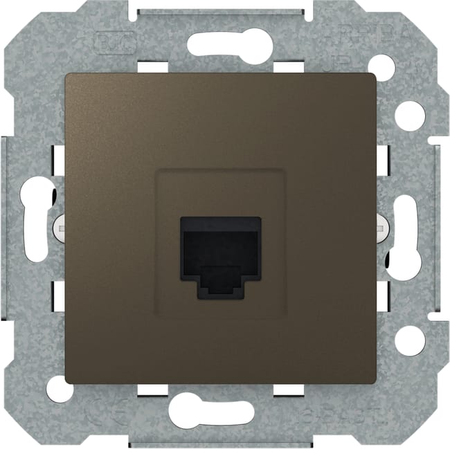 TOMA TELEFONO SERIE VIVA NEGRO - 1