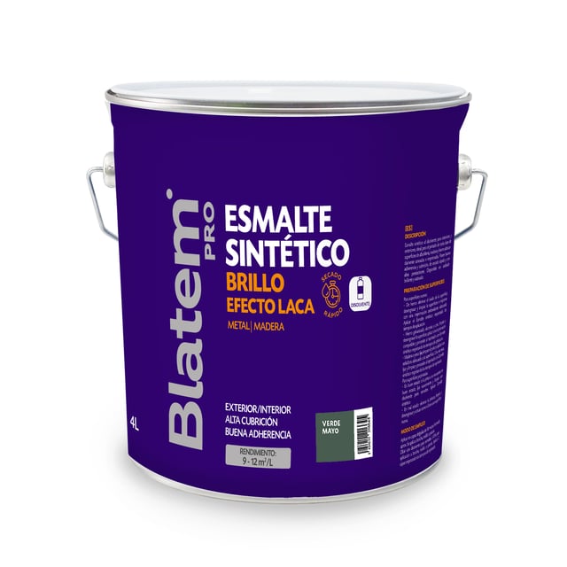 ESMALTE SINTETICO BRILLANTE 4L VERDE MAYO