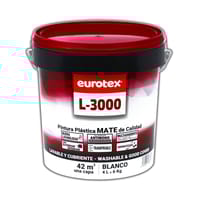 PINTURA PLASTICA BLANCA MATE 4L L3000 - 1