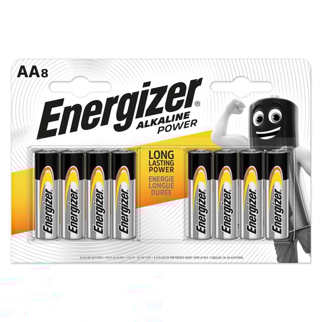 8 ALCALINAS ENERGIZER CLASICA AA - 1