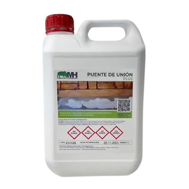 IMPRIMACIÓN DE ADHERENCIA PUENTE DE UNIÓN PLUS MORTEROS HENARES 5L