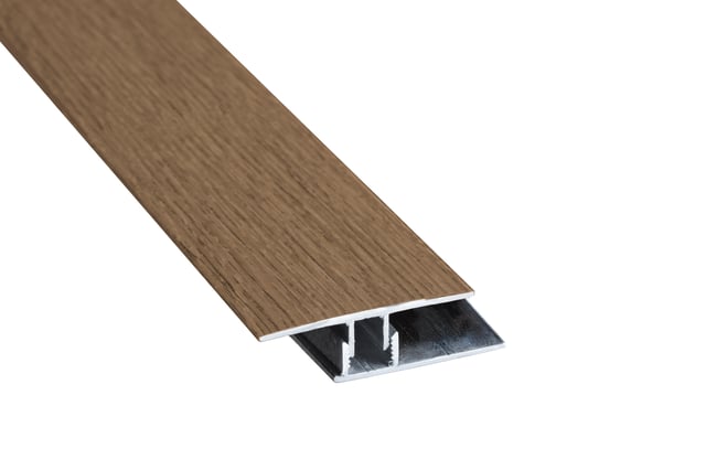 PERFIL TRANSICIÓN DE ALUMINIO MAREKE/PERAL 240 CM
