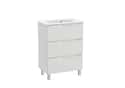 MUEBLE DE BAÑO CON LAVABO ROCA BORNEO GRIS CLARO 60.5X46CM - 2