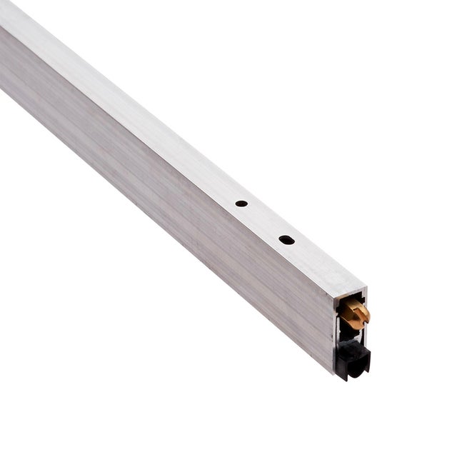 BURLETE BAJO PUERTA EMBUTIR 92 CM MOD 800 PLATA
