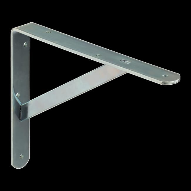 ESCUADRA METALICA PARA BALDA REFORZADA DOLMEN PLATA 205 X 250  MM - 1