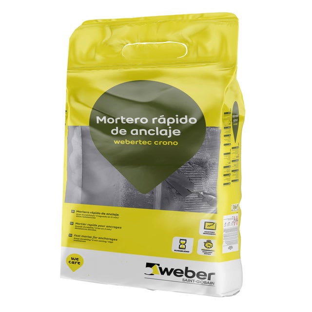 MORTERO RÁPIDO WEBERTEC CRONO 5 KG