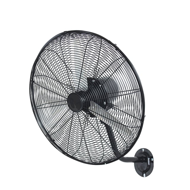 VENTILADOR INDUSTRIAL DE PARED 50CM 120W NEGRO