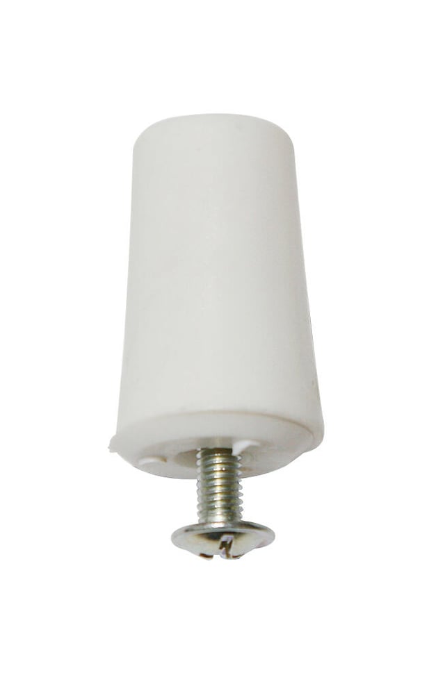TOPE DE PERSIANA PLASTICO 40  MM BLANCO 