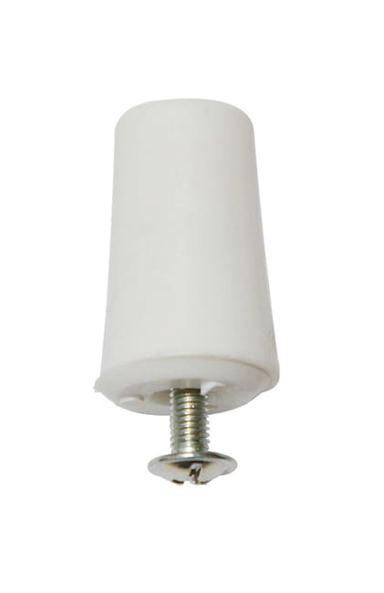 TOPE DE PERSIANA PLASTICO 40MM BLANCO - 1