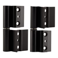 BISAGRA PARA VENTANA ALUMINIO PERFIL CONVENCIONAL NEGRA. 2 UDS - 1