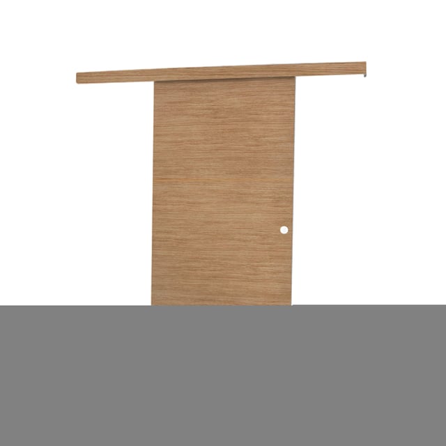 KIT RAIL + EMBELLECEDOR PUERTA CORREDERA ACABADO MEL VT5