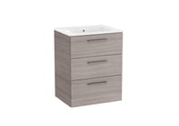 MUEBLE DE BAÑO CON LAVABO ROCA PENTEO ROBLE 58,5X45,5CM - 1