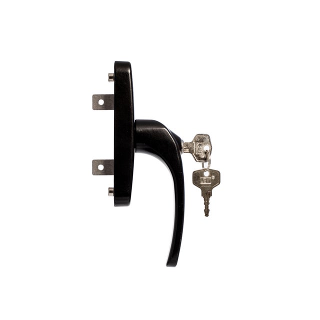 MANIVELA CREMONA CON LLAVE NEGRO