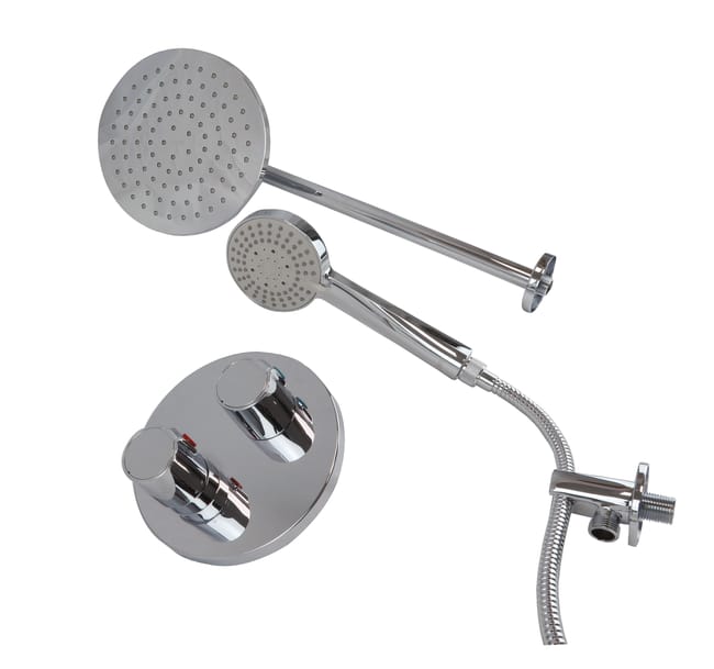 CONJUNTO GRIFERIA EMPOTRADA TERMOSTATICA BASIC - 1