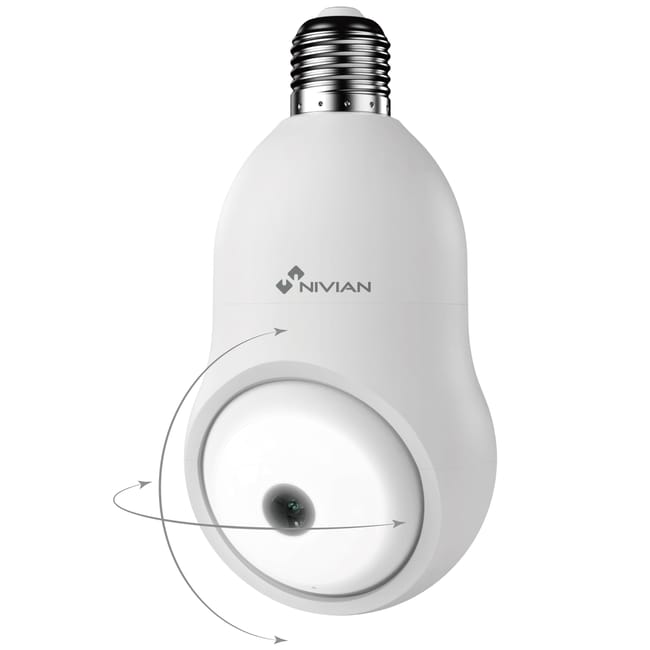 CAMARA IP WIFI 3MP MOTORIZADA E27 - 1