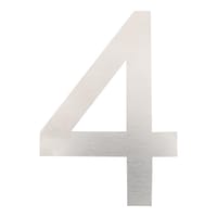 SEÑAL NÚMERO ACERO INOXIDABLE 1UD - 1