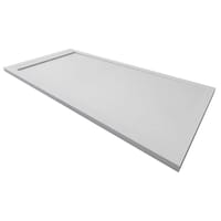 PLATO DE DUCHA RESINA VALVULA OCULTA RECTANGULAR BLANCO 80X140X3CM - 2
