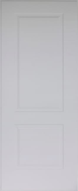 PANEL PUERTA ACORAZADA CARA EXTERIOR PVC BLANCO 2 CUADROS - 1