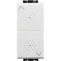 DOBLE CONMUTADOR PERSIANA SERIE LIVING BLANCO - 1