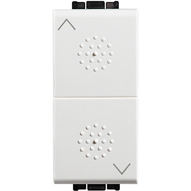 DOBLE CONMUTADOR PERSIANA SERIE LIVING BLANCO