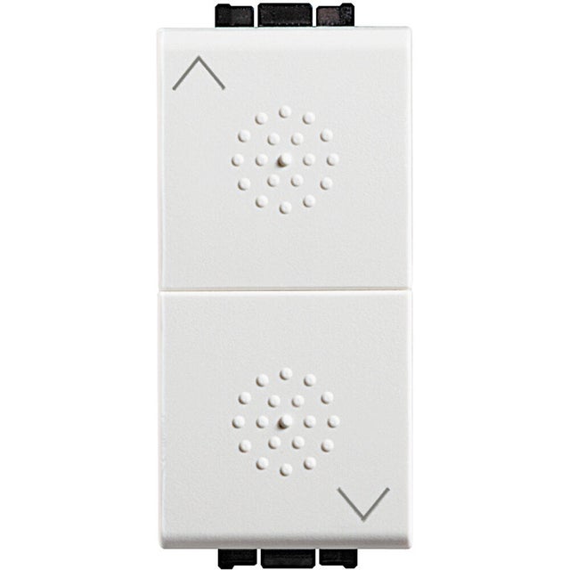 DOBLE CONMUTADOR PERSIANA SERIE LIVING BLANCO
