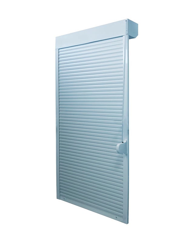 KIT PERSIANA EXTERIOR ALUMINIO PLATA 140 X 120 CM