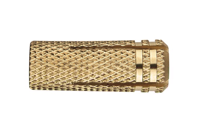 ANCLAJE METÁLICO HEMBRA PARA HORMIGÓN, DE LATÓN, 8X28MM,10UDS