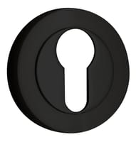 ESCUDO BOCALLAVE REDONDO NEGRO - 1