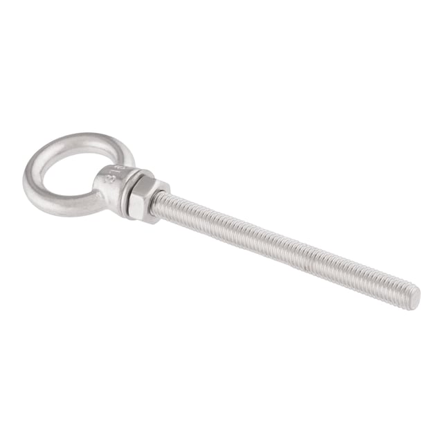 ANILLA BULON CON TUERCA Y ARANDELA M 10 ACERO INOXIDABLE. 2 UDS