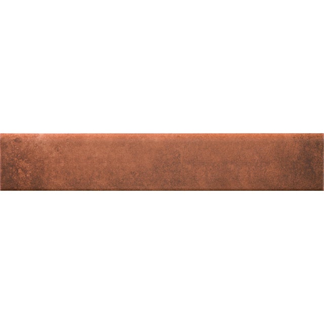 RODAPIE CERAMICO 8X45CM RÚSTICO OSCURO. PACK 4 UNIDADES.