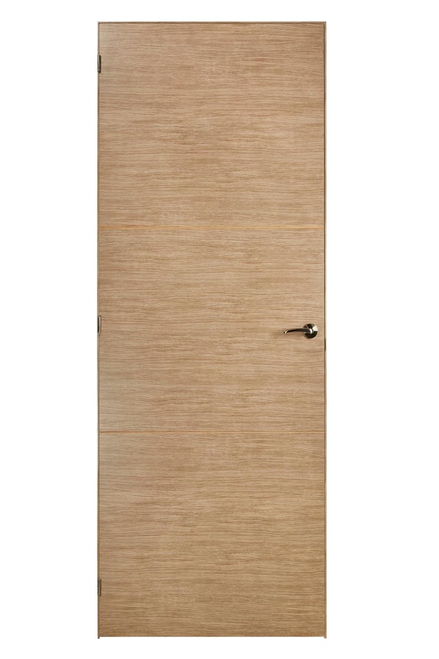 PUERTA ABATIBLE EN BLOCK MELAMINA ROBLE T 72,5CM CIEGA DERECHA