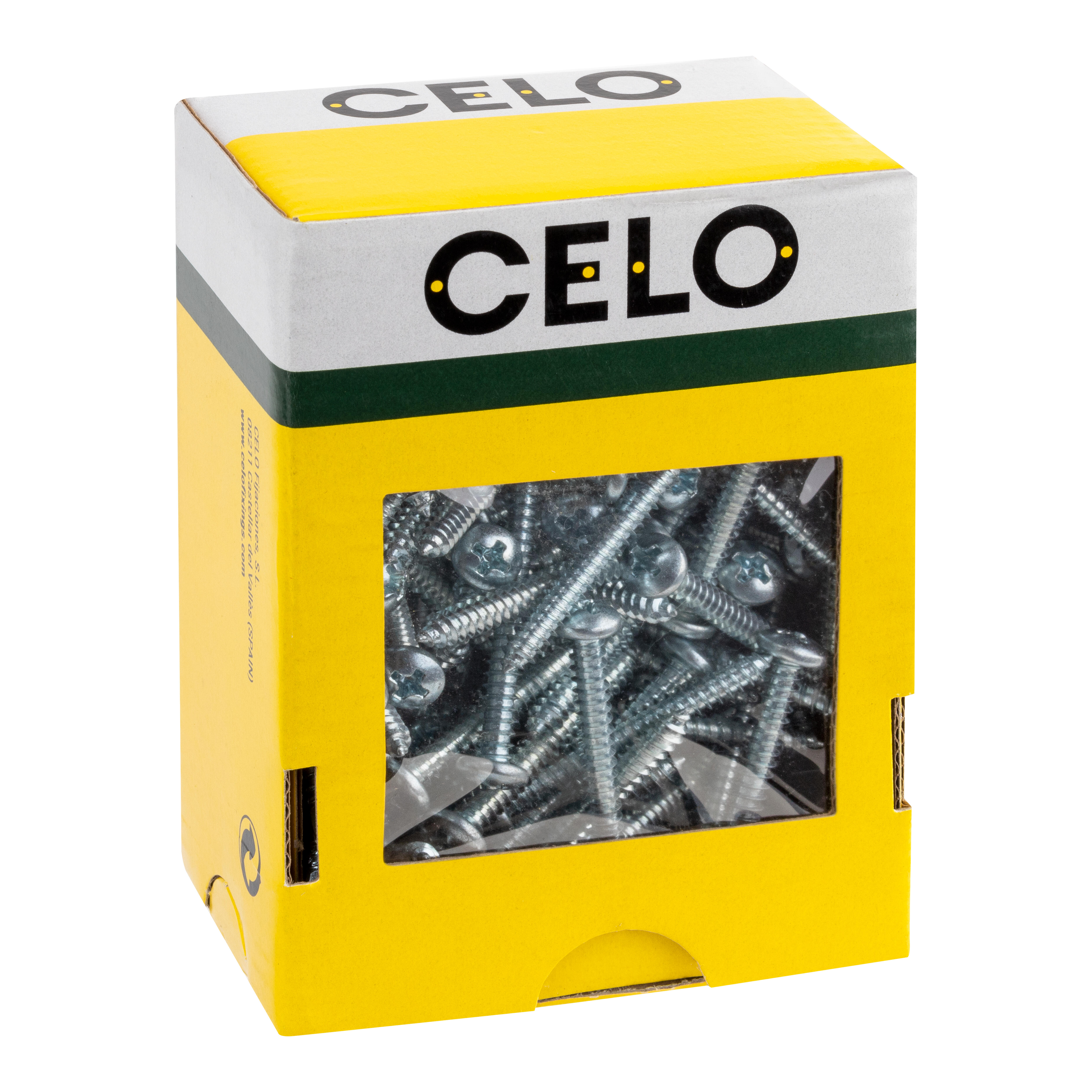 TORNILLOS PARA METAL CABEZA ALOMADA CINCADOS 4,2X38MM. 250UDS - 2