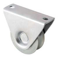 RUEDA PUERTA CORREDERA  80MM. SOPORTE SOBREPONER PARA PERFIL U 20 MM - 1