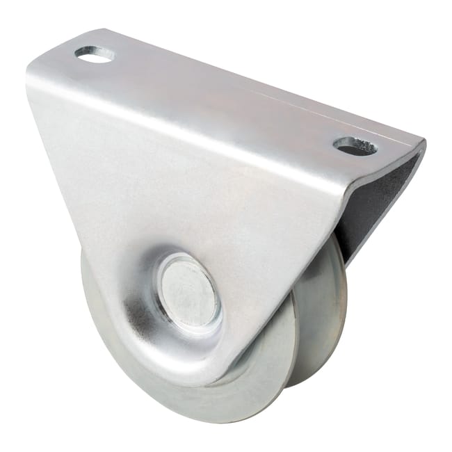 RUEDA PUERTA CORREDERA  80MM. SOPORTE SOBREPONER PARA PERFIL U 20 MM - 1