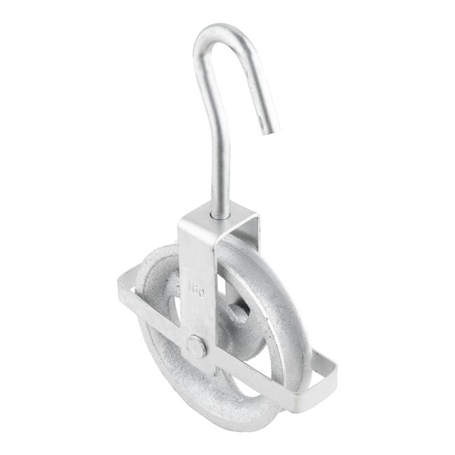 POLEA DE POZO CON GUARDA  160 MM - 1