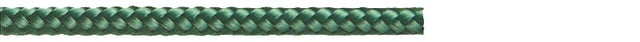 CUERDA POLIPROPILENO TRENZADA CON ALMA 10MM. 1M VERDE ROMBULL