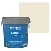 PINTURA PLASTICA ARENA MATE 4L ESTELAR - 1