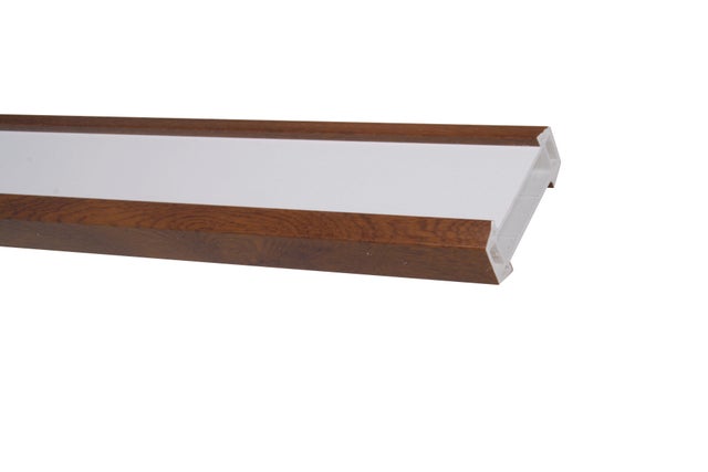 UNIÓN MARCO VENTANA PVC ROBLE